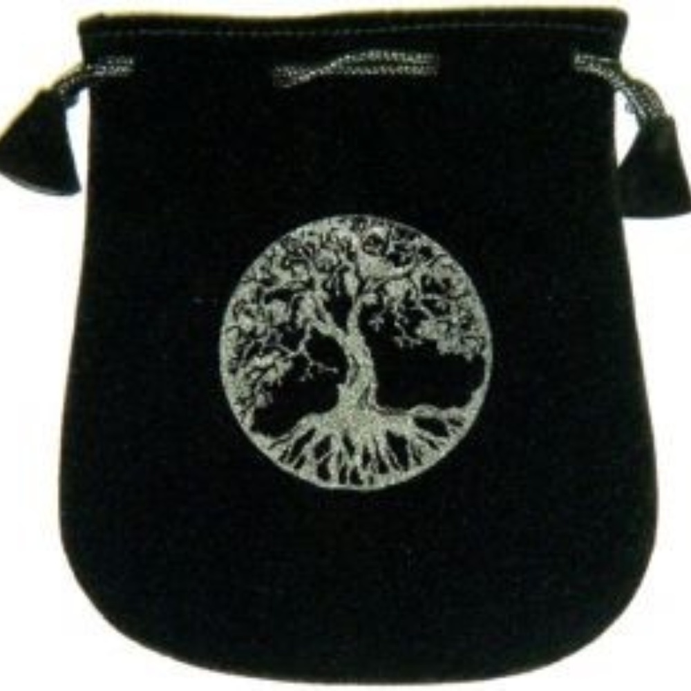 Tree of Life Velvet Pouch